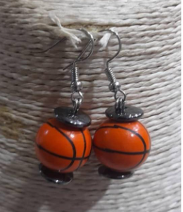 Basketball Earrings
