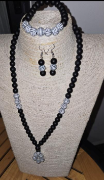 Volleyball Set (Necklace, Bracelet, and Earrings)