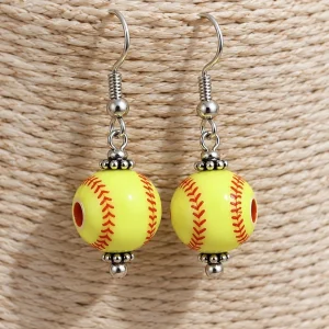 Softball Earrings